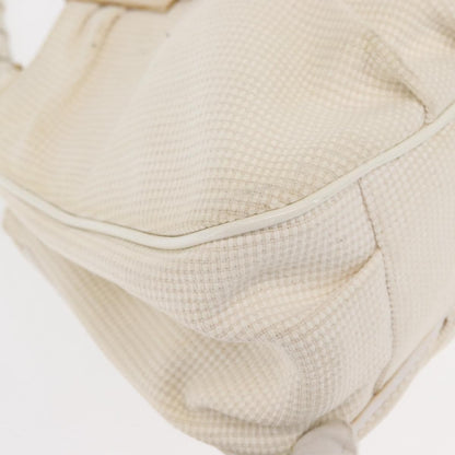 Fendi Mia Tote Canvas, WHITE, CANVAS, Tote bag