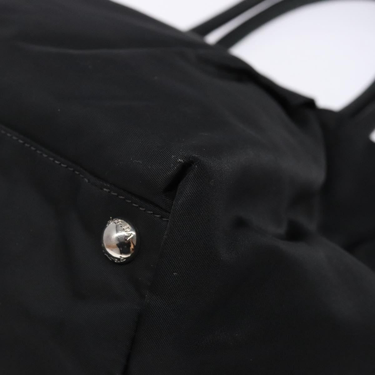 Prada Bow Tote Tessuto, SILVER, NYLON, Handbag