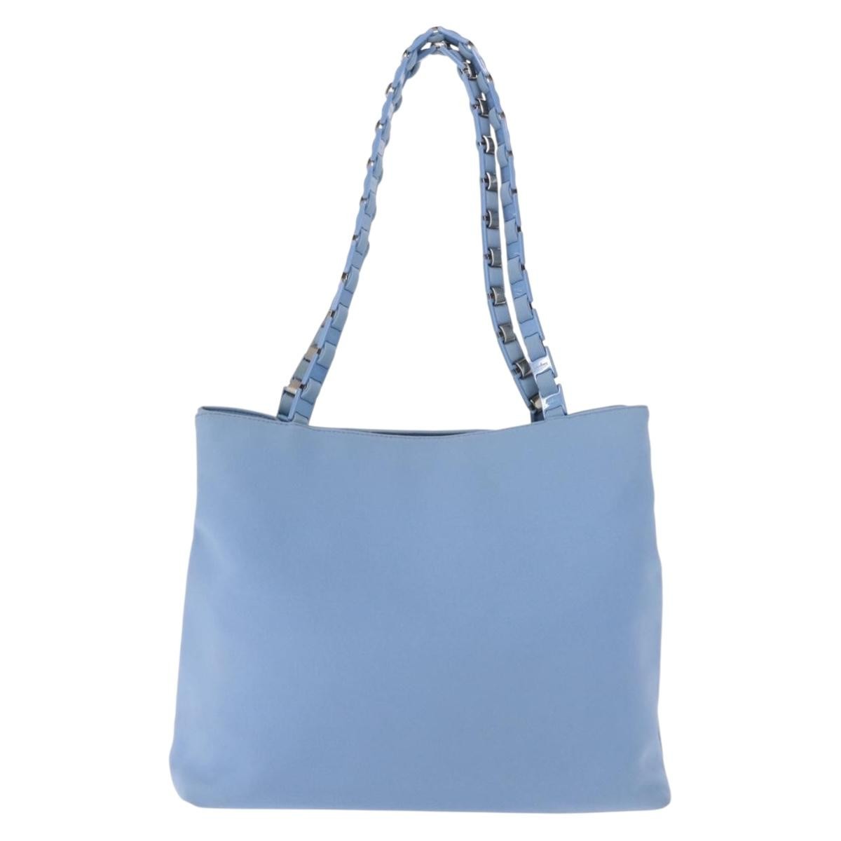 Salvatore Ferragamo Vala tote Canvas, BLUE, CANVAS, Tote bag