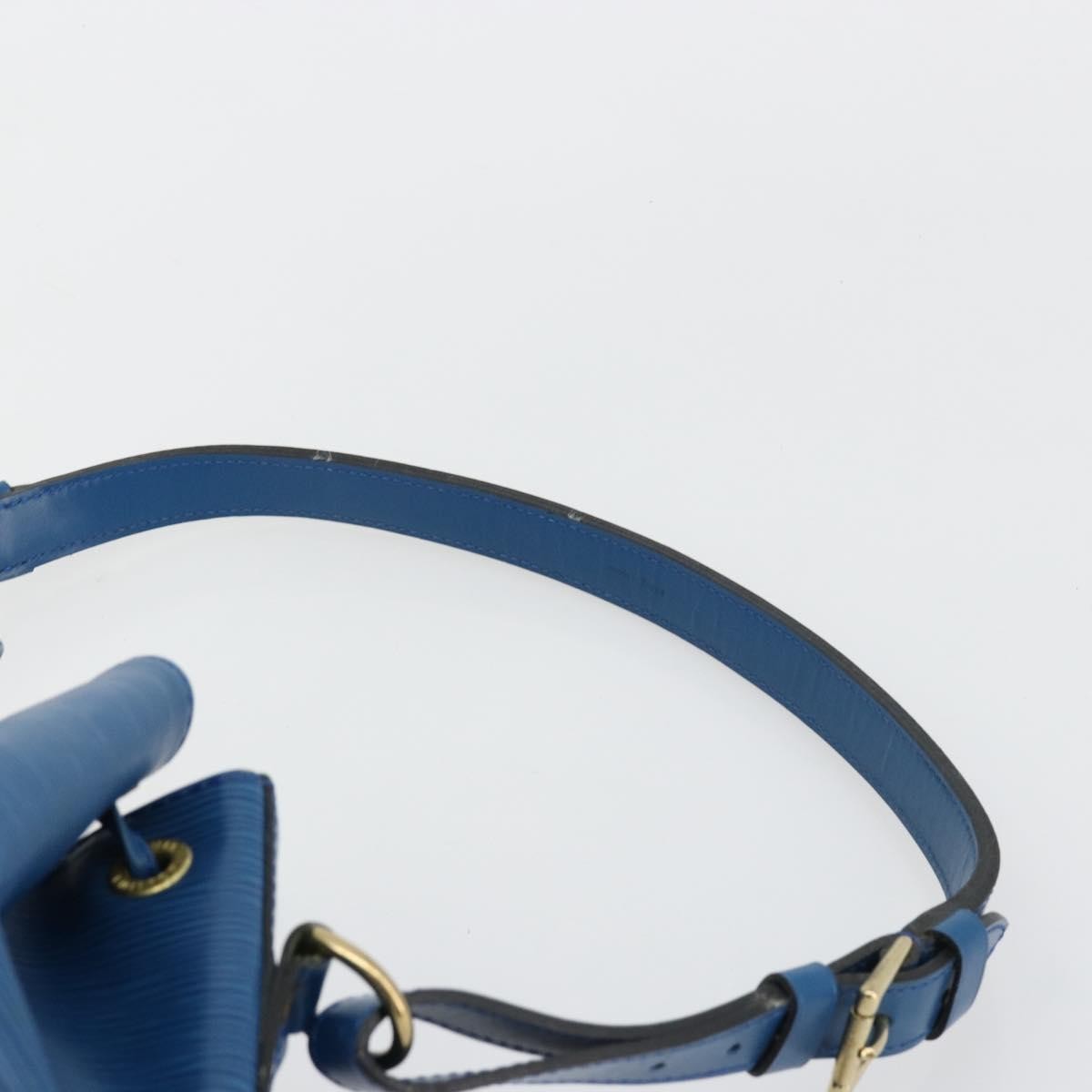 Louis Vuitton Petit Noe Handbag Epi Leather, Blue, Leather, Shoulder Bag