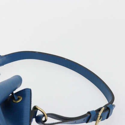 Louis Vuitton Petit Noe Handbag Epi Leather, Blue, Leather, Shoulder Bag