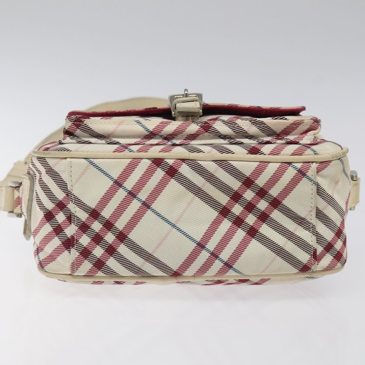Burberry Nova Check Blue Label Nylon, BEIGE, NYLON, Shoulder bag