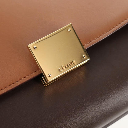 Celine Tricolor Trapeze Bag Leather, MULTICOLOUR, LEATHER, Handbag