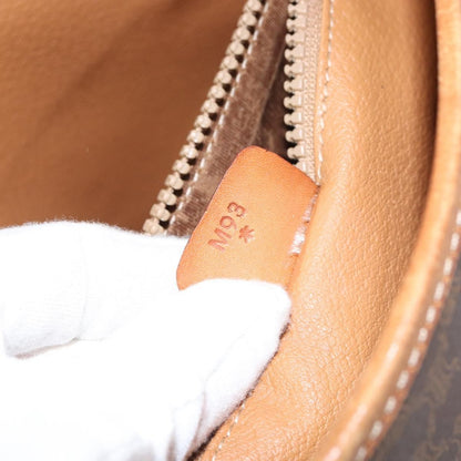 Celine Vintage Macadam Tote bag Canvas, BROWN, PVC, Tote bag