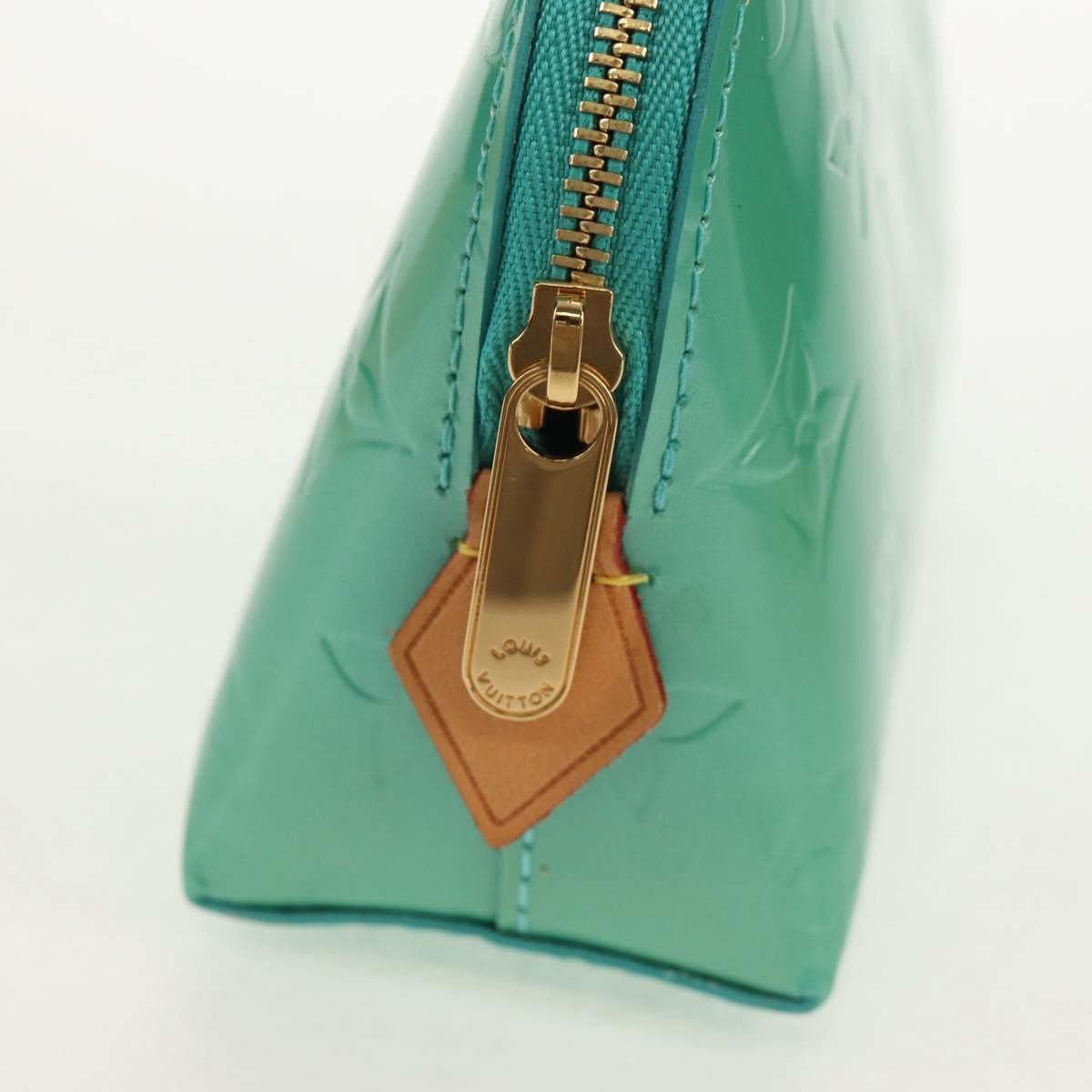 Louis Vuitton Cosmetic Pouch Monogram Vernis, BLUE, PATENT_LEATHER, Clutche & pouche