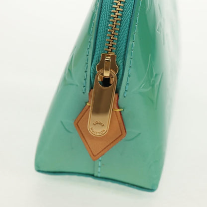 Louis Vuitton Cosmetic Pouch Monogram Vernis, BLUE, PATENT_LEATHER, Clutche & pouche
