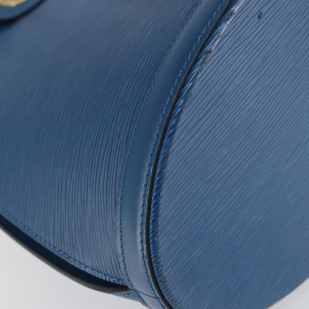 Louis Vuitton Cluny Shoulder Bag Epi Leather, BLUE, LEATHER, Shoulder bag