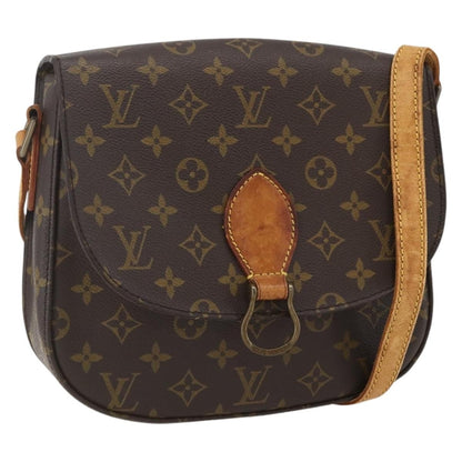 Louis Vuitton Saint Cloud Handbag Monogram Canvas, BROWN, CANVAS, Shoulder bag