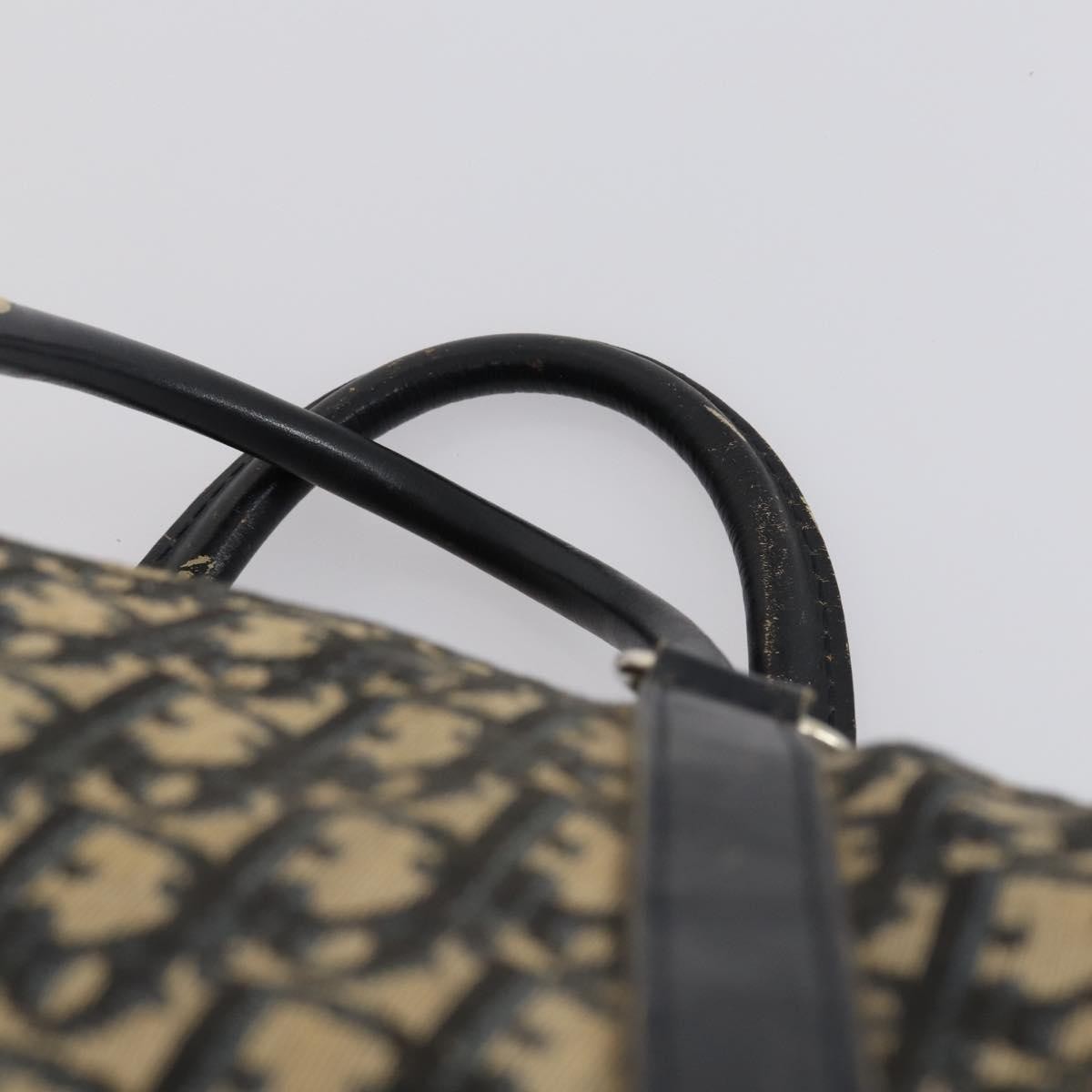 Christian Dior Vintage Trotter Boston Bag Diorissimo Canvas, NAVY, CANVAS, Travel bag