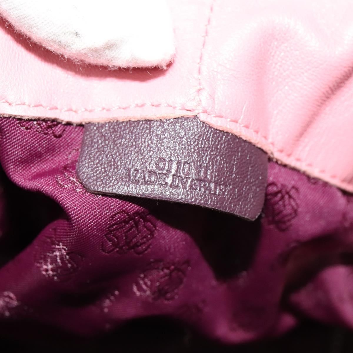 Loewe Anagram Logo Nappa Aire Hand Bag Leather, PINK, LEATHER, Handbag