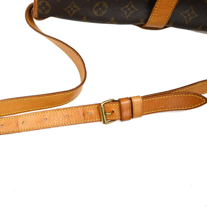 Louis Vuitton Saumur Handbag Monogram Canvas, Brown, Canvas, Shoulder Bag
