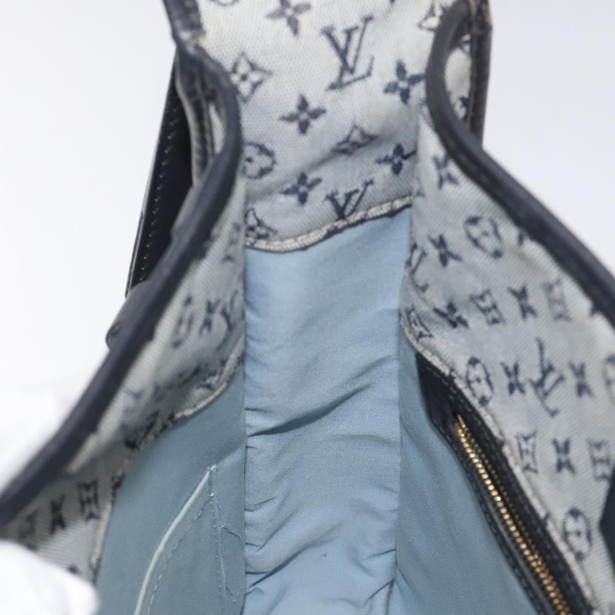 Louis Vuitton Mary Kate Messenger Bag Mini Lin, NAVY, CANVAS, Shoulder bag