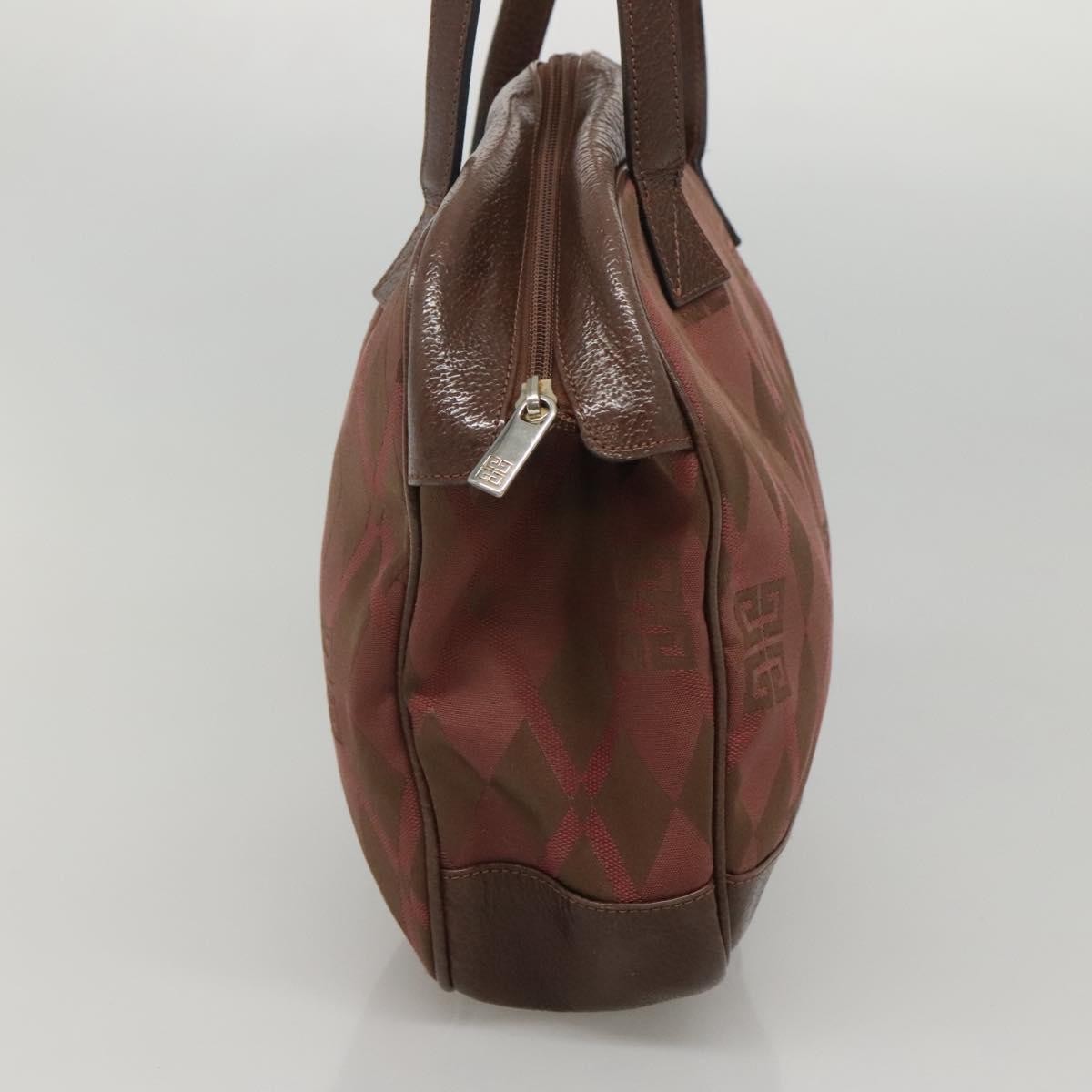 Givenchy Antigona Bag Canvas and Leather, BROWN, CANVAS, Handbag