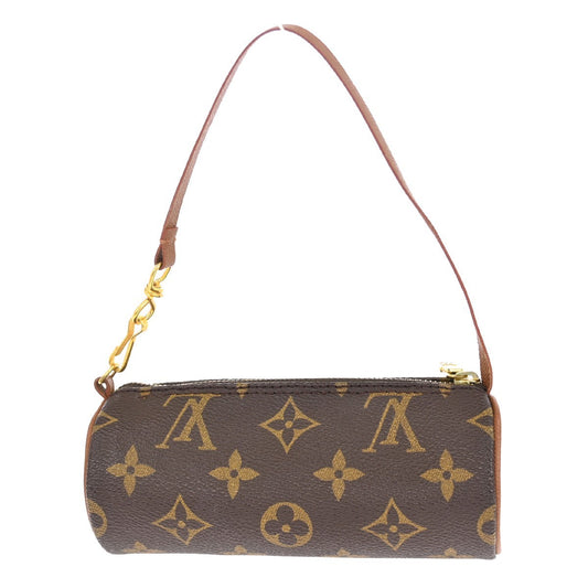 Louis Vuitton Papillon Pochette Monogram Canvas, BROWN, CANVAS, Clutche & pouche