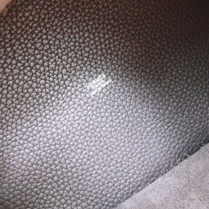 Hermes Picotin Bag Clemence, Brown, Leather, Handbag