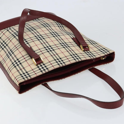 Burberry Nova Check Tote canvas check pattern, BEIGE, CANVAS, Tote bag