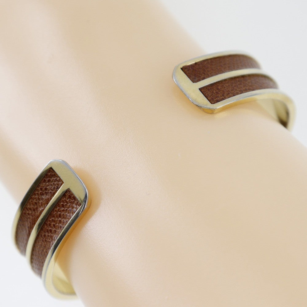 Louis Vuitton Anagram bangle Gold Plated, GOLD, GOLD_PLATED, Bracelet