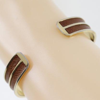 Louis Vuitton Anagram bangle Gold Plated, GOLD, GOLD_PLATED, Bracelet