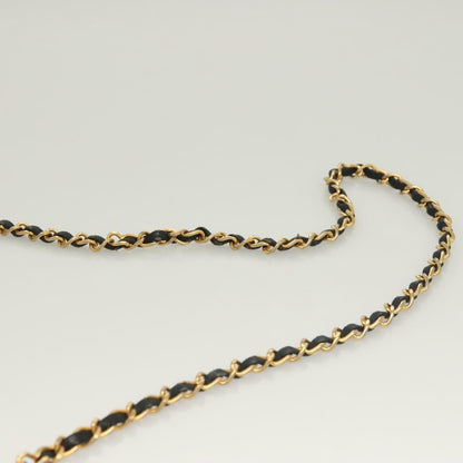 Chanel Vintage Trapezoid CC Flap Bag Leather, BLACK, LEATHER, Shoulder bag