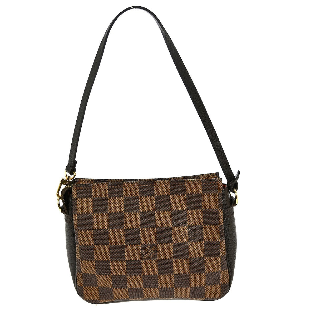 Louis Vuitton Trousse Make Up Bag Damier Canvas, BROWN, CANVAS, Shoulder bag