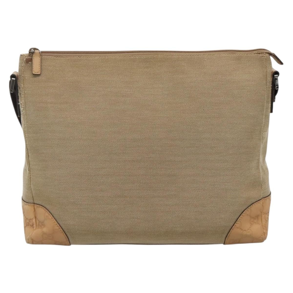 Gucci Original Messenger GG Canvas, BEIGE, CANVAS, Shoulder bag