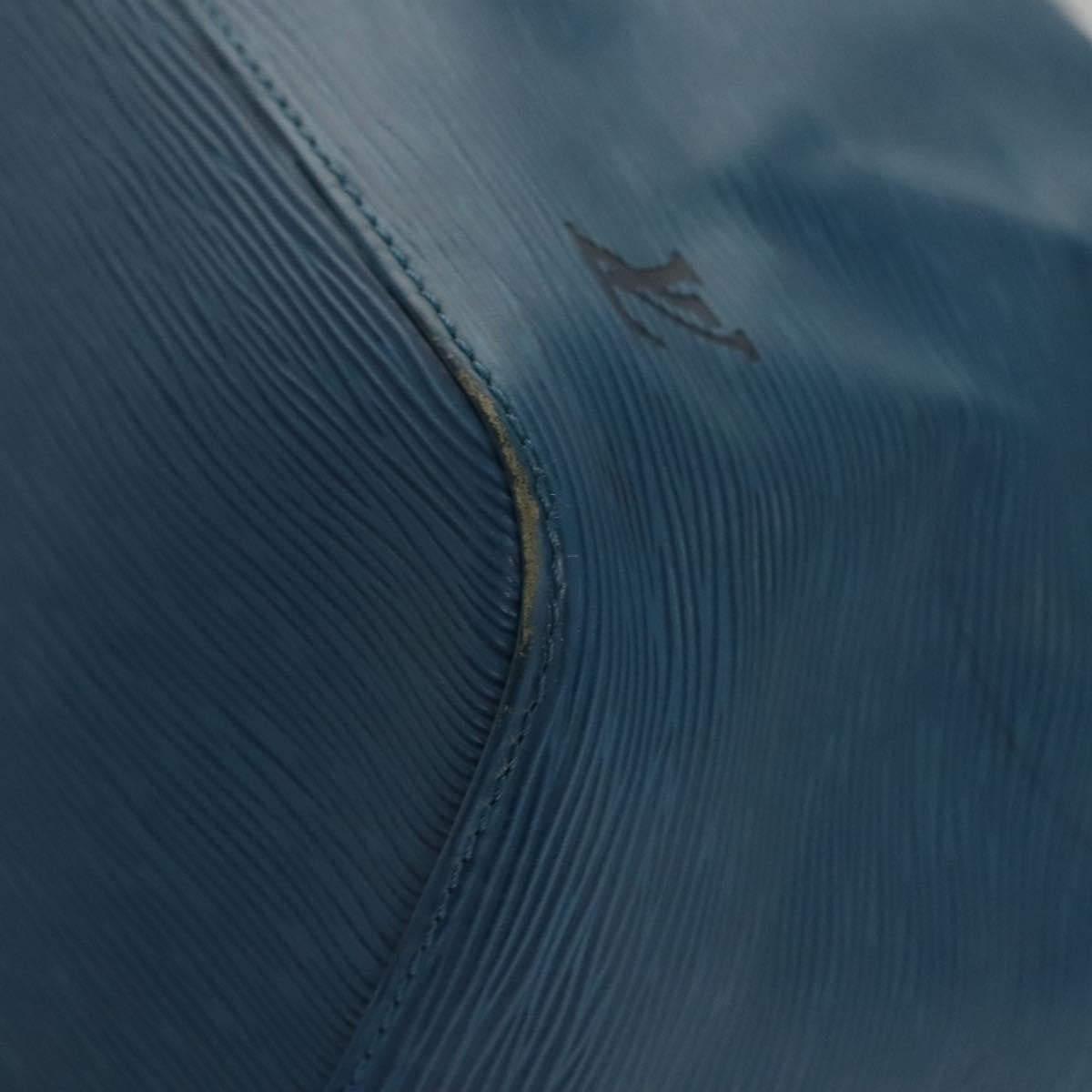 Louis Vuitton Petit Noe Handbag Epi Leather, BLUE, LEATHER, Shoulder bag