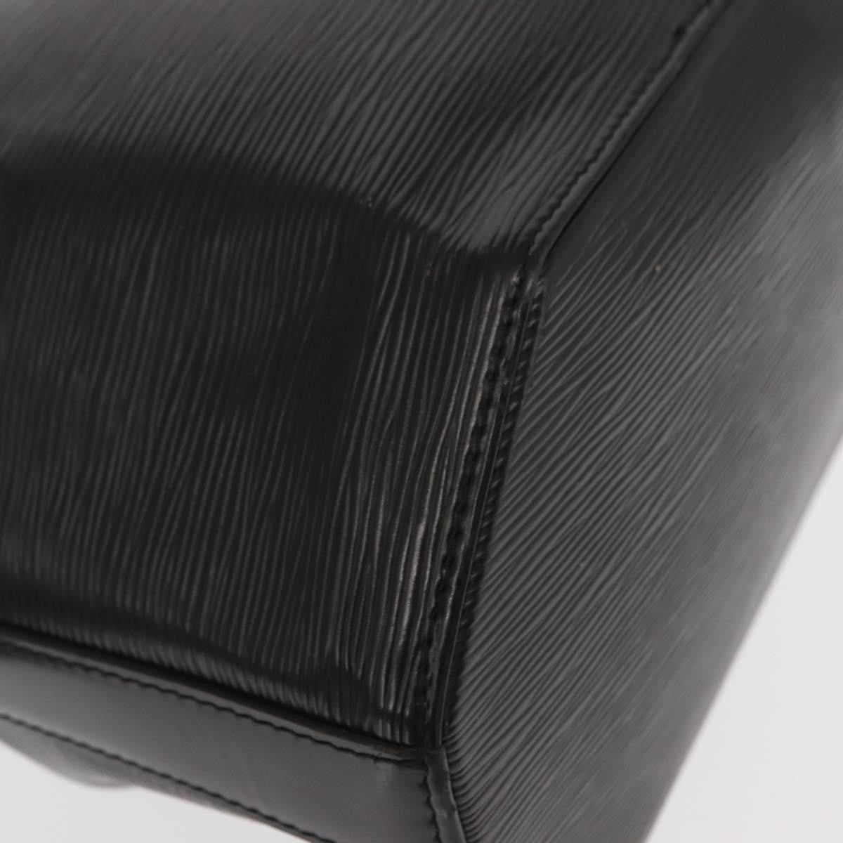 Louis Vuitton Vintage Sac d'Epaule Handbag Epi Leather, BLACK, LEATHER, Shoulder bag