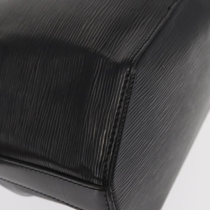 Louis Vuitton Vintage Sac d'Epaule Handbag Epi Leather, BLACK, LEATHER, Shoulder bag