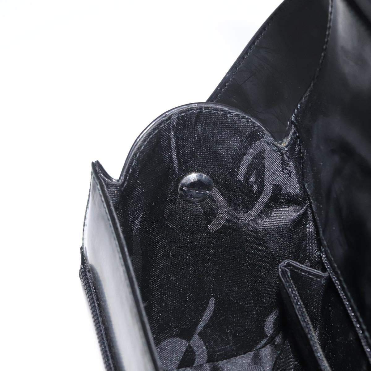 Salvatore Ferragamo Gancini Shoulder Bag Leather, BLACK, LEATHER, Shoulder bag