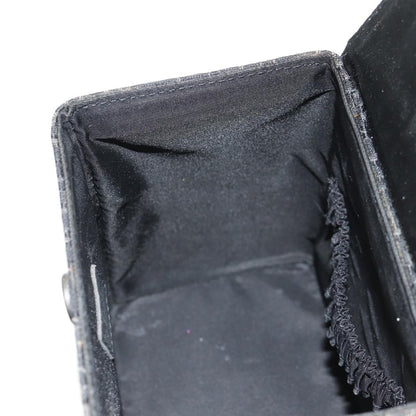 Christian Dior Vintage Trotter Pouch Canvas, BLACK, CANVAS, Clutche & pouche