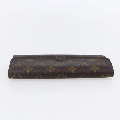 Louis Vuitton Emilie Wallet Monogram Canvas, BROWN, CANVAS, Wallets