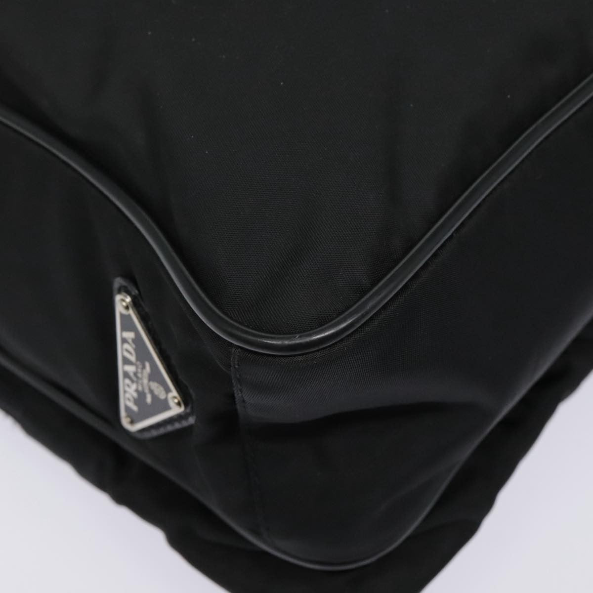 Prada Vintage Shoulder Bag Tessuto, BLACK, NYLON, Shoulder bag