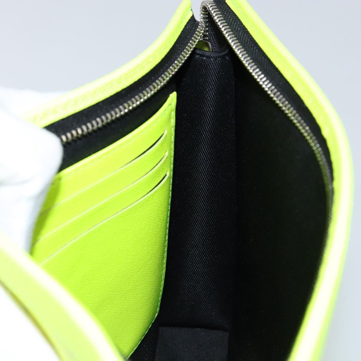 Louis Vuitton Pochette Voyage Monogram Taigarama, YELLOW, LEATHER, Clutche & pouche