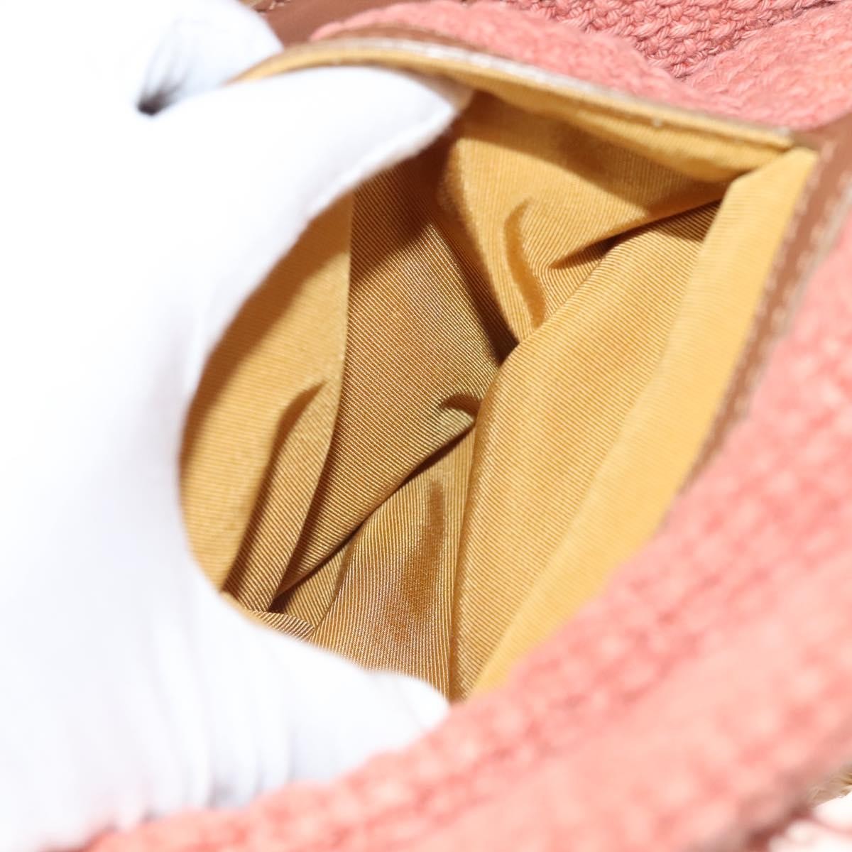 Chanel Mademoiselle Lock Tote Woven Straw, BEIGE, LEATHER, Shoulder bag