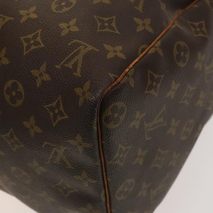 Louis Vuitton Keepall Bag Monogram Canvas, BROWN, CANVAS, Travel bag