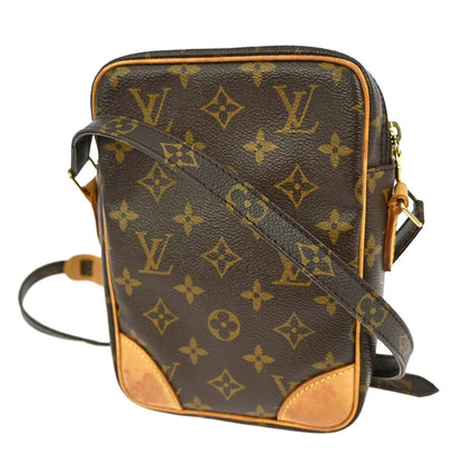 Louis Vuitton Danube Handbag Monogram Canvas, BROWN, CANVAS, Shoulder bag