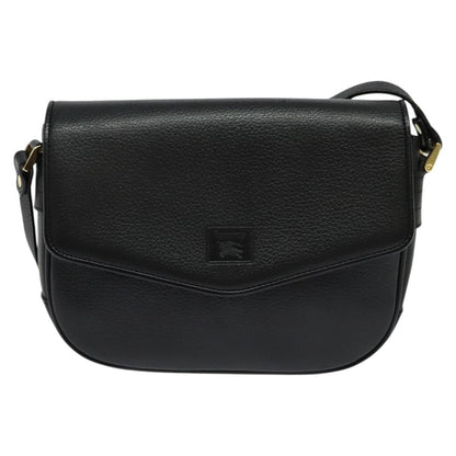 Burberry Flap Shoulder Bag Leather, BLACK, LEATHER, Shoulder bag
