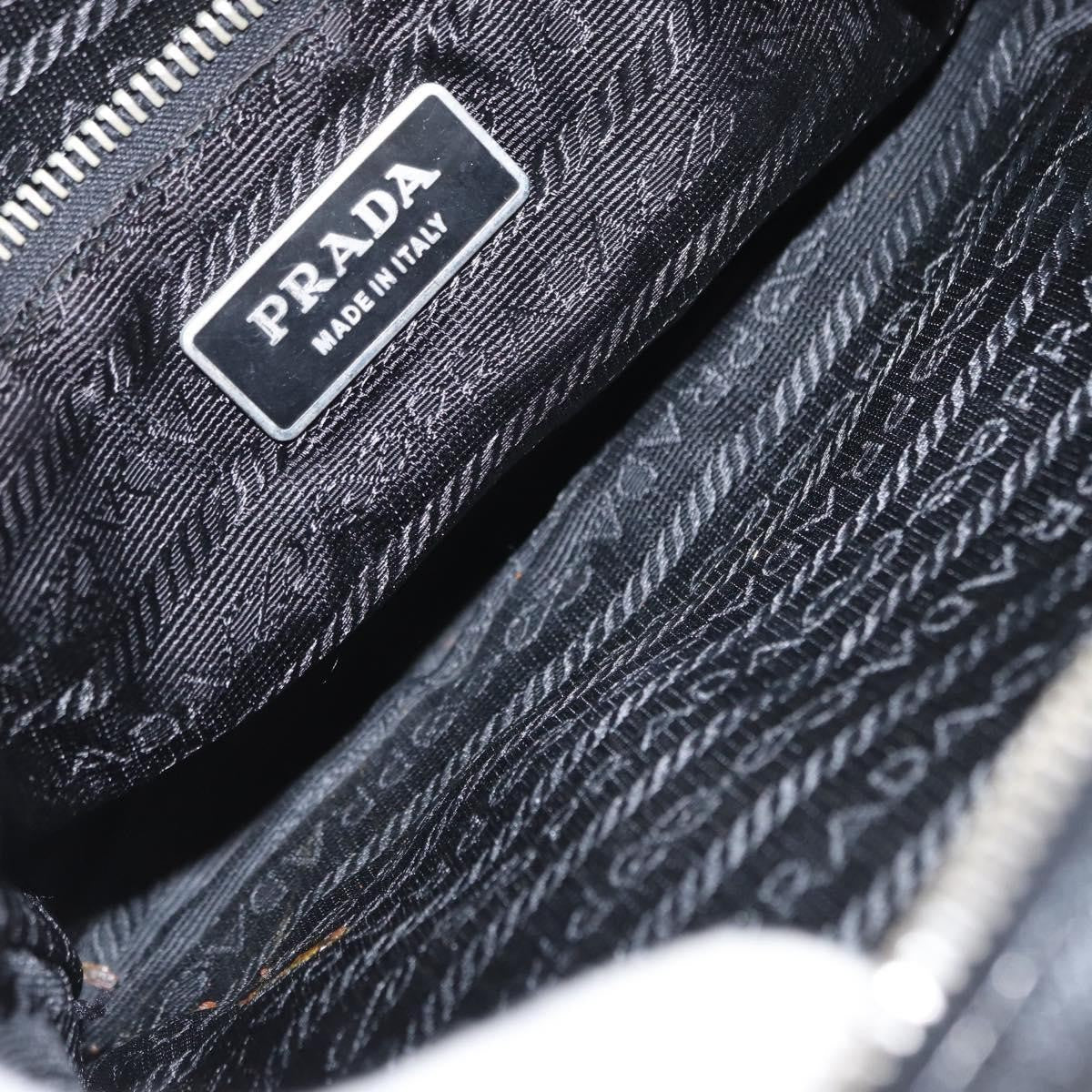 Prada Vintage Shoulder Bag Tessuto, BLACK, NYLON, Shoulder bag