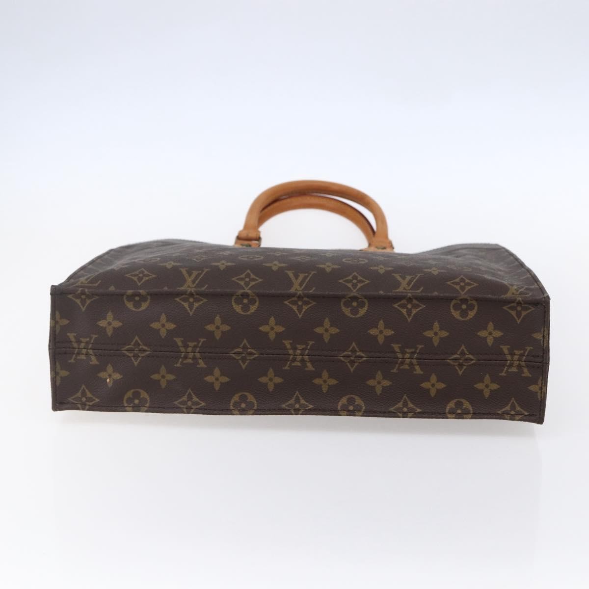Louis Vuitton Sac Plat Bag Monogram Canvas, BROWN, CANVAS, Tote bag