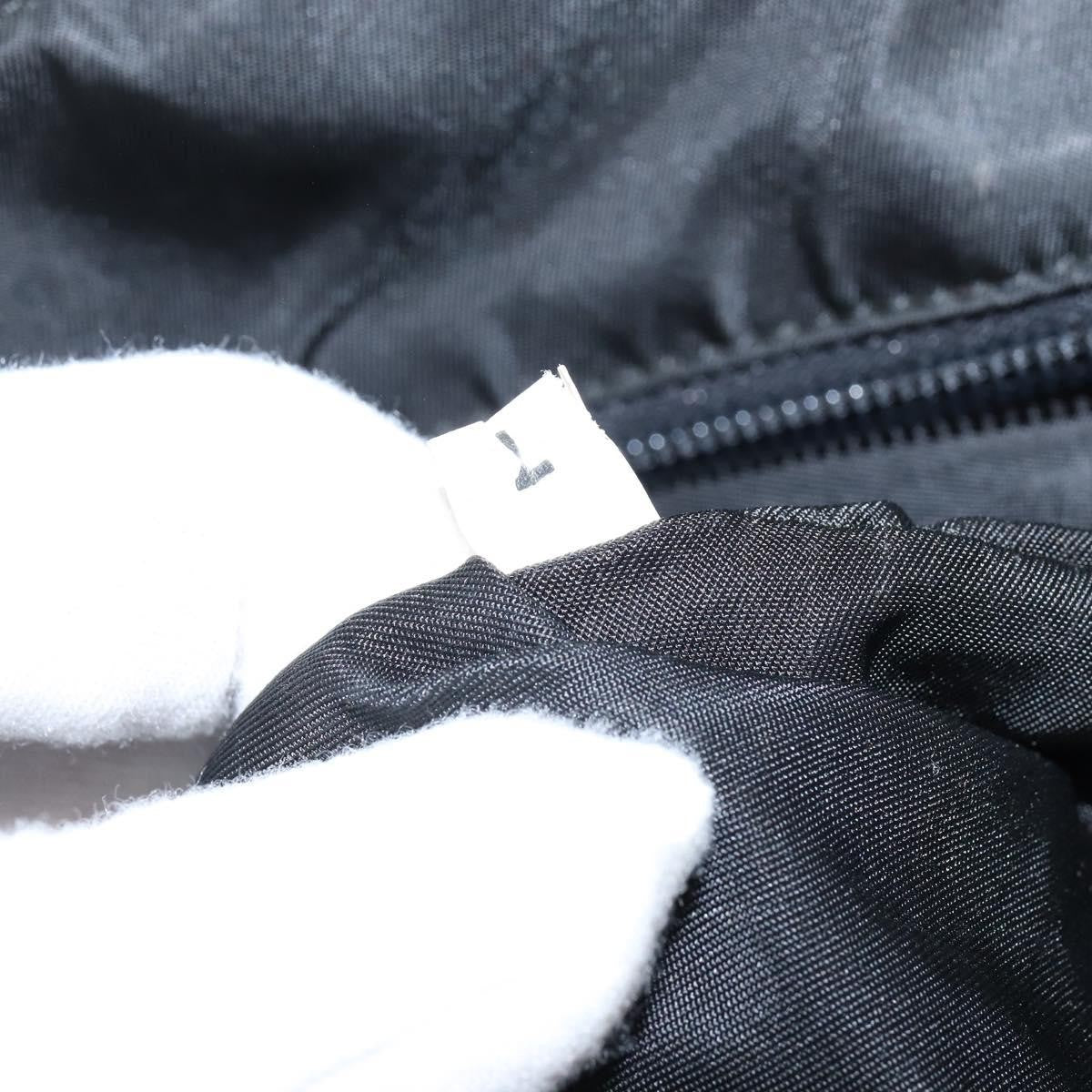 Prada Resin Handle Tote Tessuto, BLACK, NYLON, Tote bag