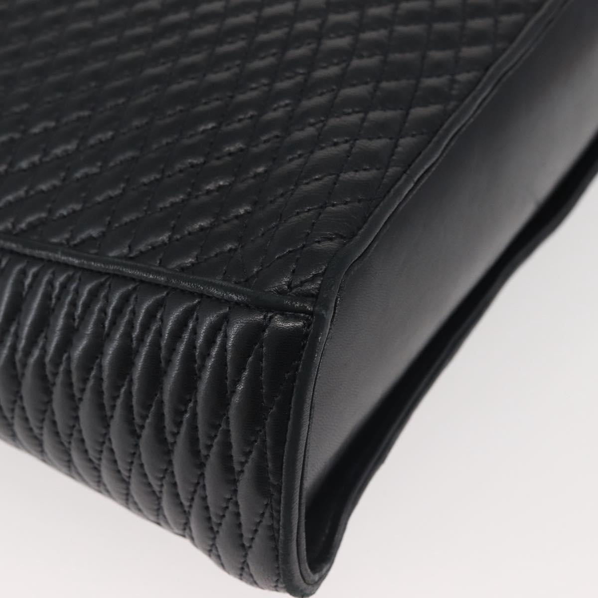 Bally Vintage Shoulder Bag Leather, NAVY, LEATHER, Shoulder bag