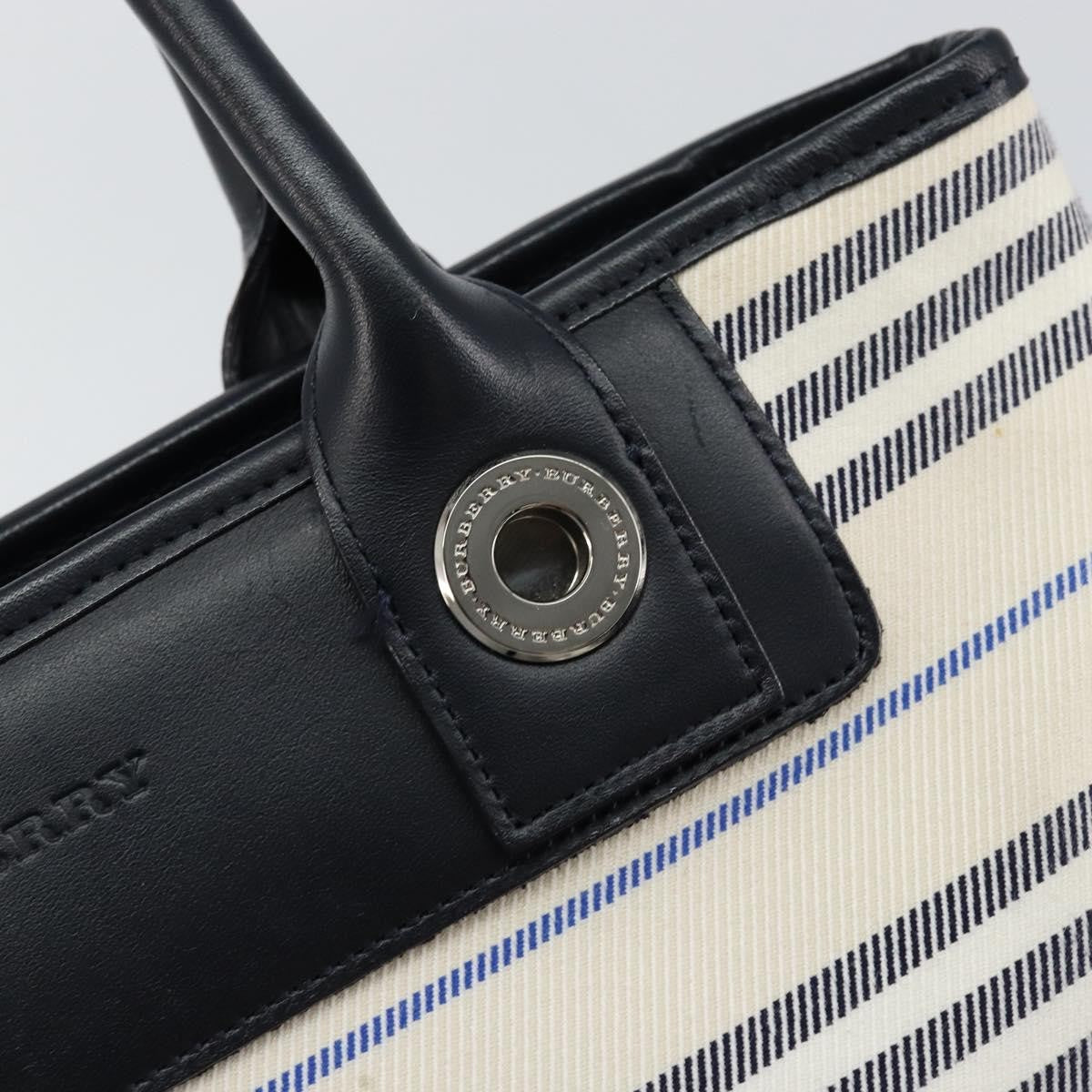 Burberry Blue Label Tote Bag Canvas, WHITE, CANVAS, Tote bag