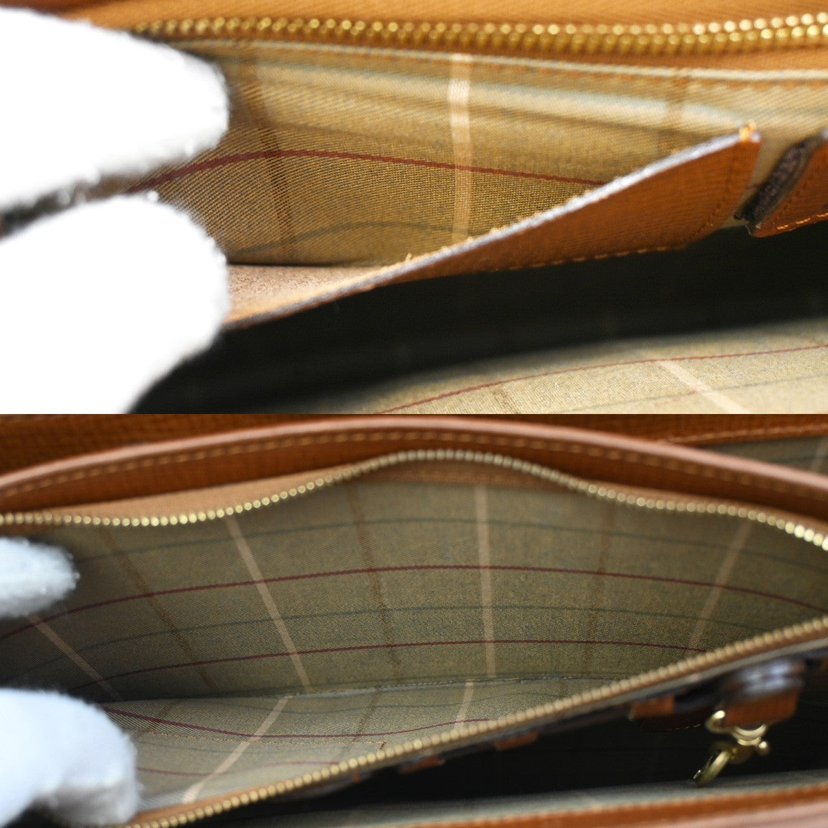 Burberry DK88 Briefcase Bag Leather, BROWN, LEATHER, Briefcase