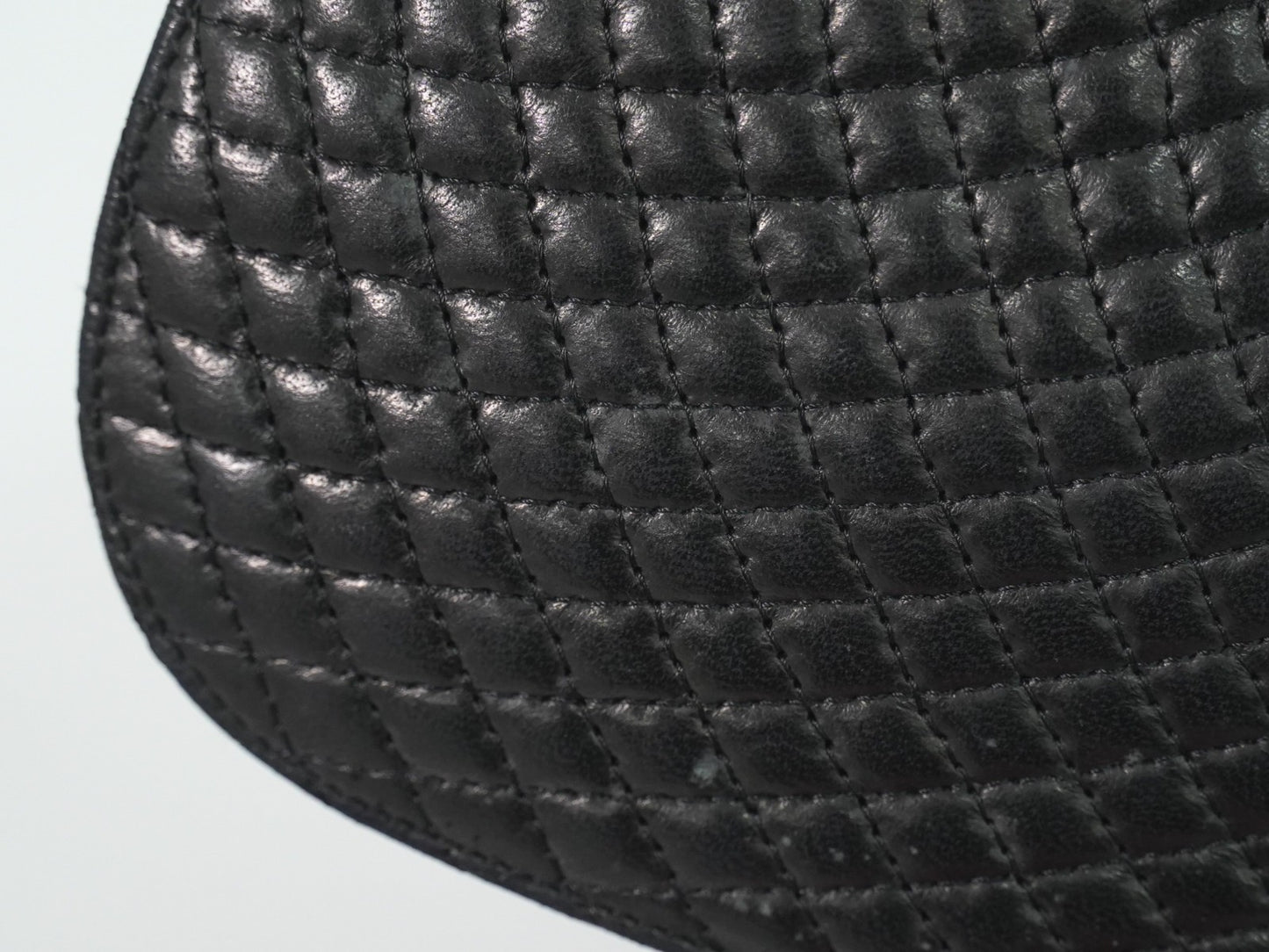 Bally Vintage Handbag Quilted Leather, BLACK, LEATHER, Handbag