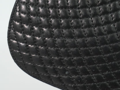 Bally Vintage Handbag Quilted Leather, BLACK, LEATHER, Handbag