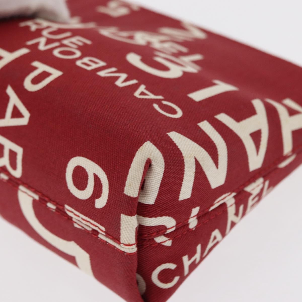 Chanel 31 Rue Cambon Clutch Canvas, RED, CANVAS, Clutche & pouche