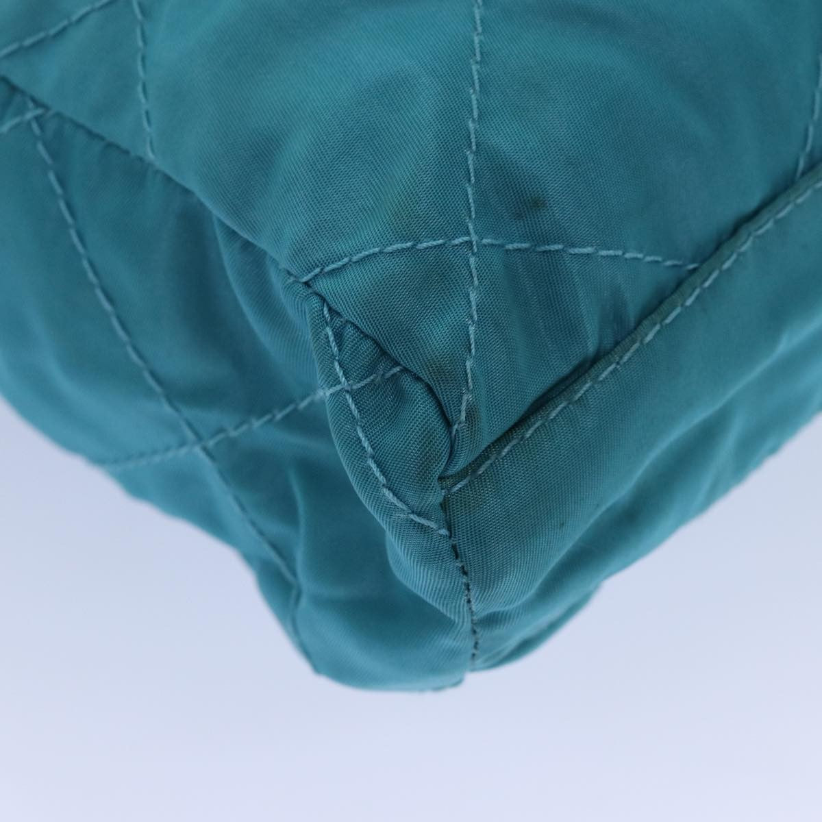 Prada Chain Shoulder Bag Tessuto, BLUE, NYLON, Shoulder bag