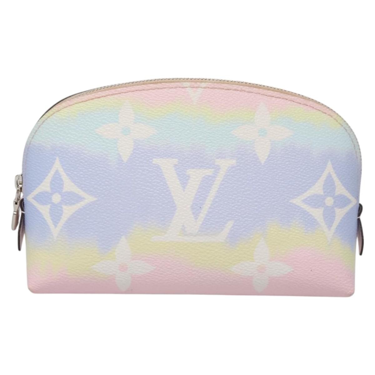 Louis Vuitton Cosmetic Pouch Spring in the City Monogram Giant Canvas, MULTICOLOUR, CANVAS, Clutche & pouche