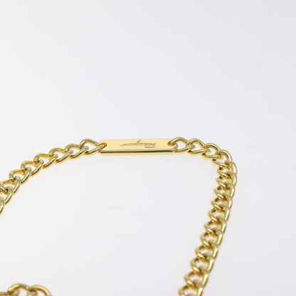 Salvatore Ferragamo Vintage Chain Shoulder Bag Leather, NAVY, LEATHER, Shoulder bag