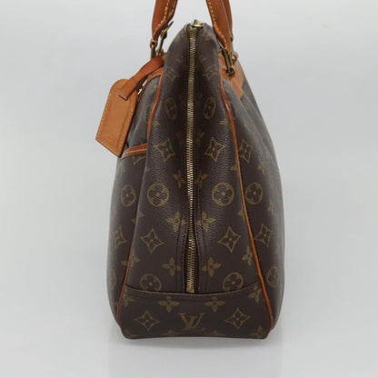 Louis Vuitton Deauville Handbag Monogram Canvas, BROWN, CANVAS, Handbag
